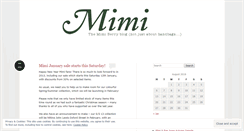 Desktop Screenshot of mimiberryhandbags.wordpress.com