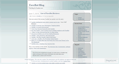 Desktop Screenshot of favebot.wordpress.com