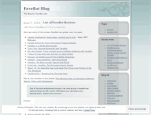 Tablet Screenshot of favebot.wordpress.com
