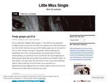 Tablet Screenshot of littlemisssingle.wordpress.com