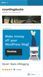 Mobile Screenshot of countingducks.wordpress.com