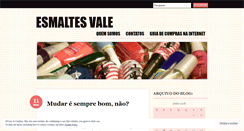 Desktop Screenshot of esmaltesvale.wordpress.com