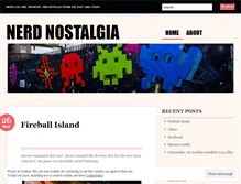 Tablet Screenshot of nerdnostalgia.wordpress.com