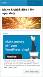 Mobile Screenshot of littlesparklet.wordpress.com