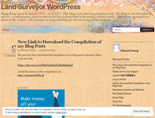 Tablet Screenshot of hklandsurveyor.wordpress.com