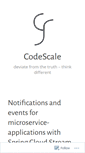 Mobile Screenshot of codescale.wordpress.com
