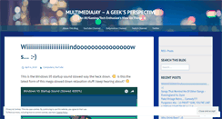 Desktop Screenshot of multimediajay.wordpress.com