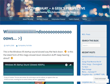 Tablet Screenshot of multimediajay.wordpress.com