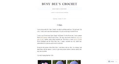 Desktop Screenshot of busybeescrochet.wordpress.com