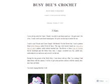 Tablet Screenshot of busybeescrochet.wordpress.com