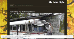 Desktop Screenshot of myfakestyle.wordpress.com