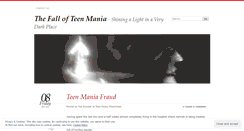Desktop Screenshot of fallofteenmania.wordpress.com
