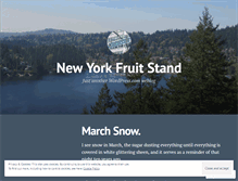 Tablet Screenshot of newyorkfruitstand.wordpress.com