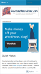 Mobile Screenshot of counterrecruiter.wordpress.com