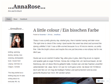 Tablet Screenshot of annarose.wordpress.com
