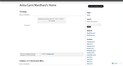Desktop Screenshot of anitagarnimardhani.wordpress.com