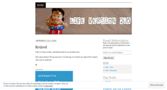 Desktop Screenshot of lifeversiontwo.wordpress.com