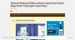 Desktop Screenshot of mausuksescepatkaya.wordpress.com