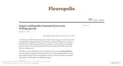 Desktop Screenshot of fleuropolis.wordpress.com