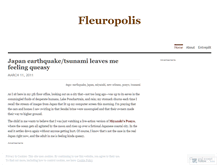 Tablet Screenshot of fleuropolis.wordpress.com