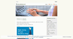 Desktop Screenshot of madameblogt.wordpress.com