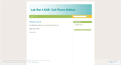 Desktop Screenshot of labrat4sar.wordpress.com
