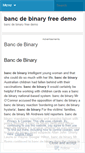 Mobile Screenshot of mic.bancdebinaryfreedemo.wordpress.com