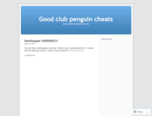 Tablet Screenshot of clubpenguinsecretss.wordpress.com