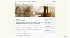 Desktop Screenshot of mktgresearch.wordpress.com