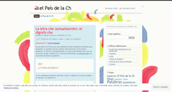 Desktop Screenshot of elpaisdelach.wordpress.com