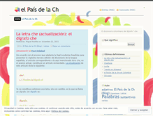 Tablet Screenshot of elpaisdelach.wordpress.com