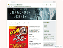 Tablet Screenshot of dangerousdebris.wordpress.com