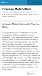 Mobile Screenshot of increasemetabolism.wordpress.com