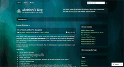 Desktop Screenshot of aberthev.wordpress.com