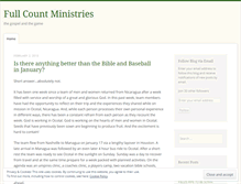 Tablet Screenshot of fullcountministries.wordpress.com