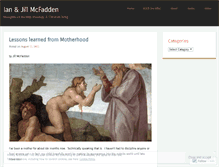Tablet Screenshot of jillmcfadden.wordpress.com