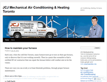 Tablet Screenshot of jcjmechanicalinc.wordpress.com