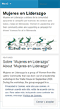 Mobile Screenshot of mujeresenliderazgo.wordpress.com
