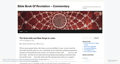 Desktop Screenshot of biblerevelation.wordpress.com