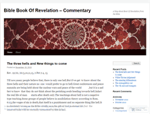 Tablet Screenshot of biblerevelation.wordpress.com
