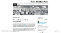 Desktop Screenshot of feedmehouston.wordpress.com