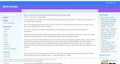 Desktop Screenshot of multifaceted.wordpress.com