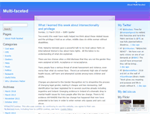 Tablet Screenshot of multifaceted.wordpress.com