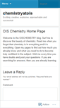 Mobile Screenshot of chemistryatois.wordpress.com