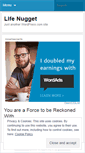 Mobile Screenshot of lifenugget.wordpress.com