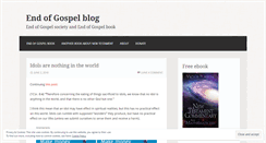 Desktop Screenshot of endofgospel.wordpress.com