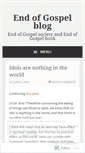 Mobile Screenshot of endofgospel.wordpress.com