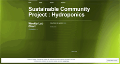Desktop Screenshot of hydroponicsgroup.wordpress.com
