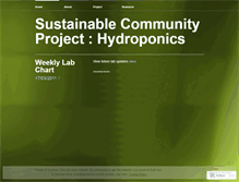Tablet Screenshot of hydroponicsgroup.wordpress.com