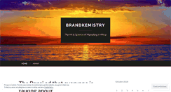 Desktop Screenshot of brandkemistry.wordpress.com